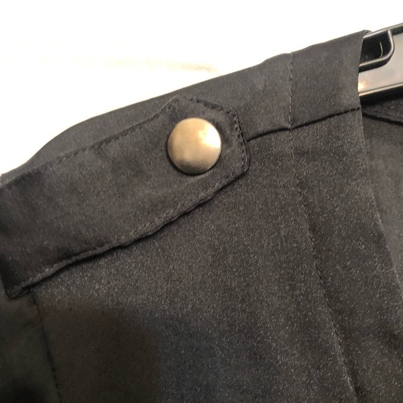 French Connection UK size 8 black dressy romper front zip V- neck - Picture 6 of 14